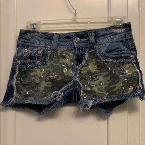 Miss Me Camo Shorts